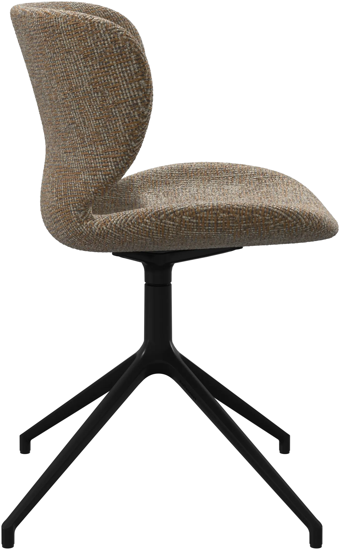 BoConcept ダイニングチェア茶色 ベルベット回転椅子 ② BoConcept ダイニングチェア茶色 ベルベット回転椅子 ②